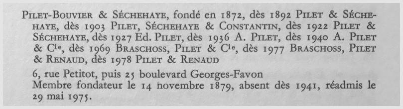 Archive Société des Régisseurs