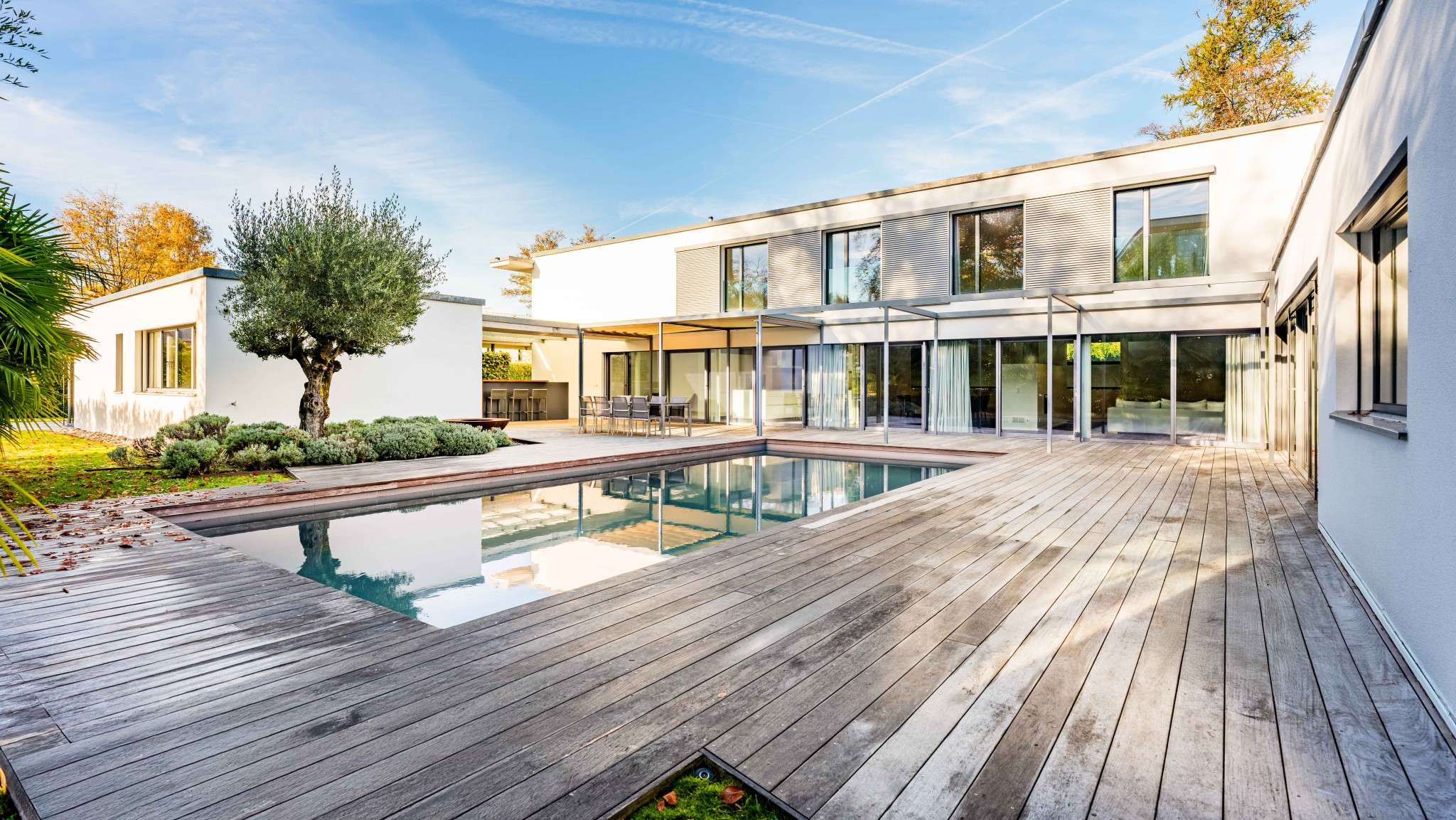 Magnifique villa contemporaine avec piscine et vue lac à Hermance