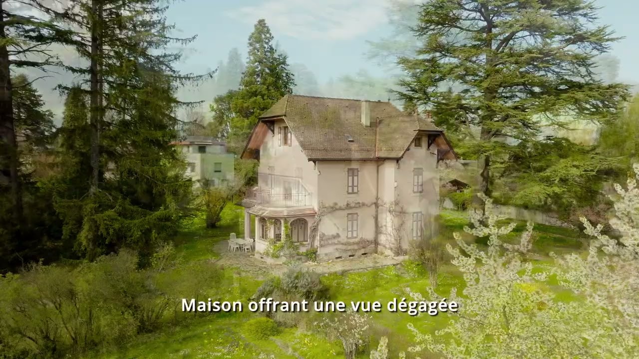 À vendre : Villa de caractère avec vaste parcelle et vue dégagée à Veyrier