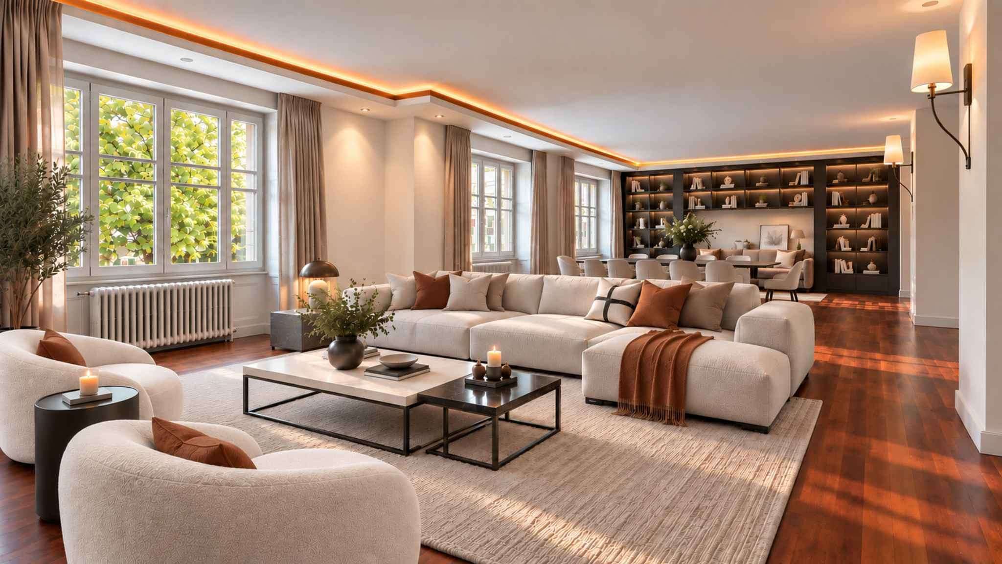 Co exclusivité : Appartement de caractère au coeur des Eaux-Vives