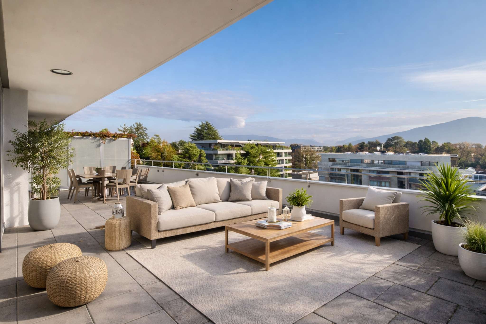 Co-exclusivité : Spacieux attique au centre-ville